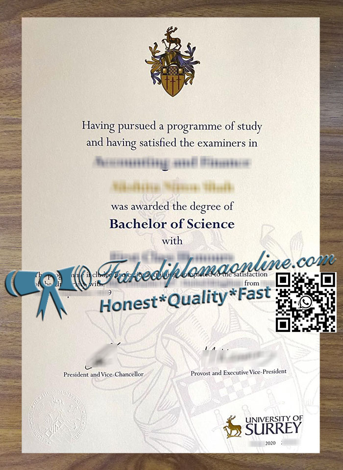 University of Surrey diploma