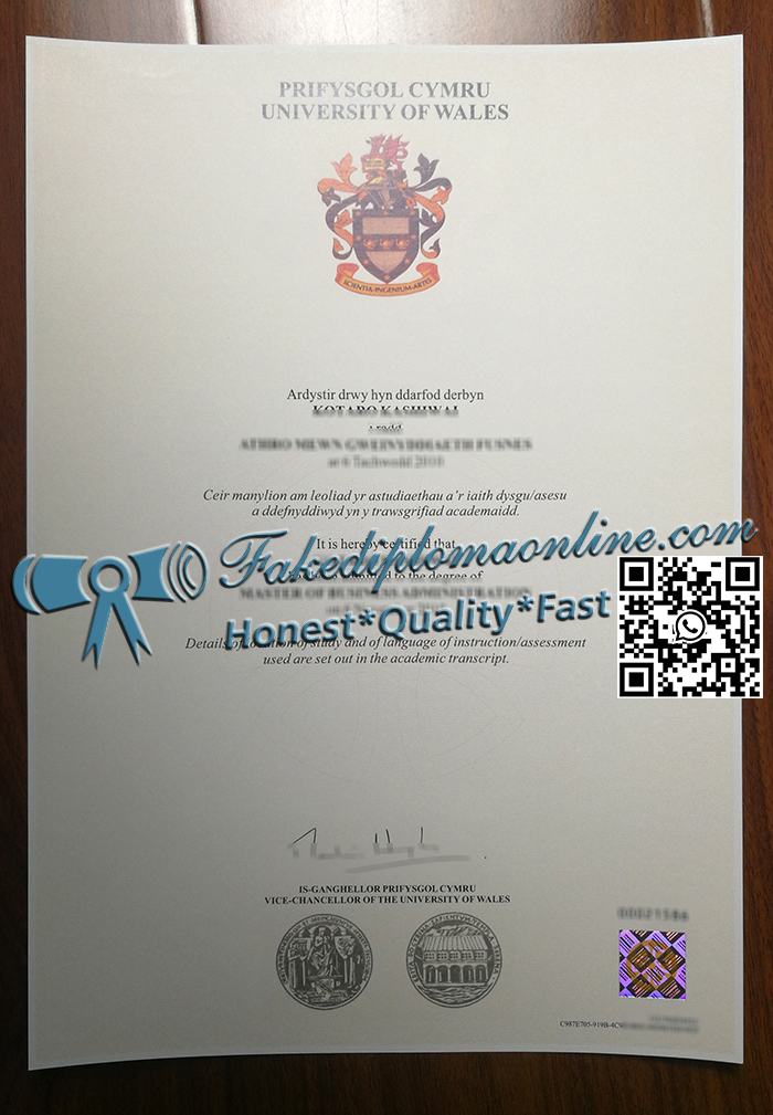 University of Wales diploma