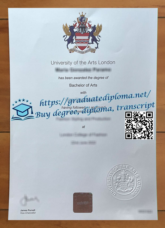 University of the Arts London diploma