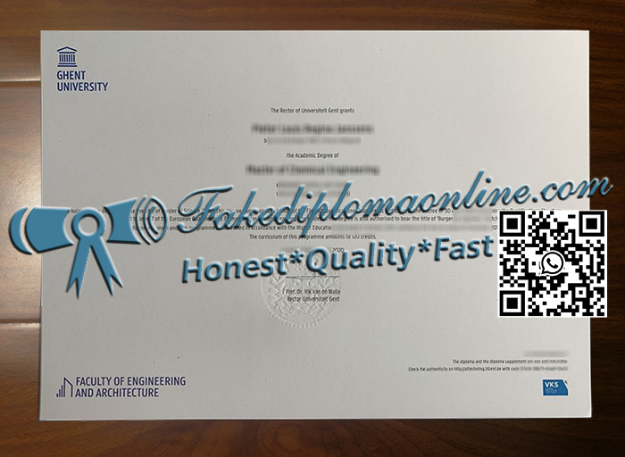 Ghent University degree