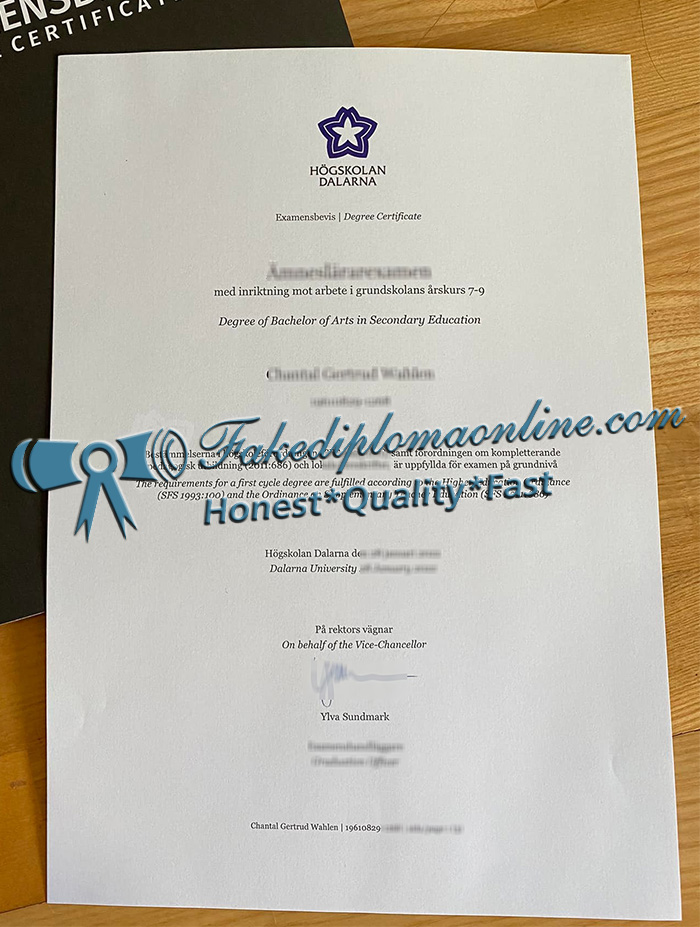 Högskolan Dalarna degree