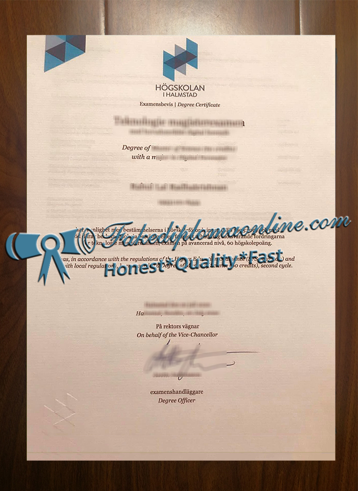 Högskolan i Halmstad diploma
