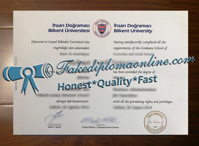 İhsan Doğramacı Bilkent University degree