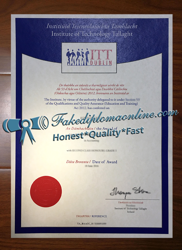 Institute of Technology Tallaght diploma