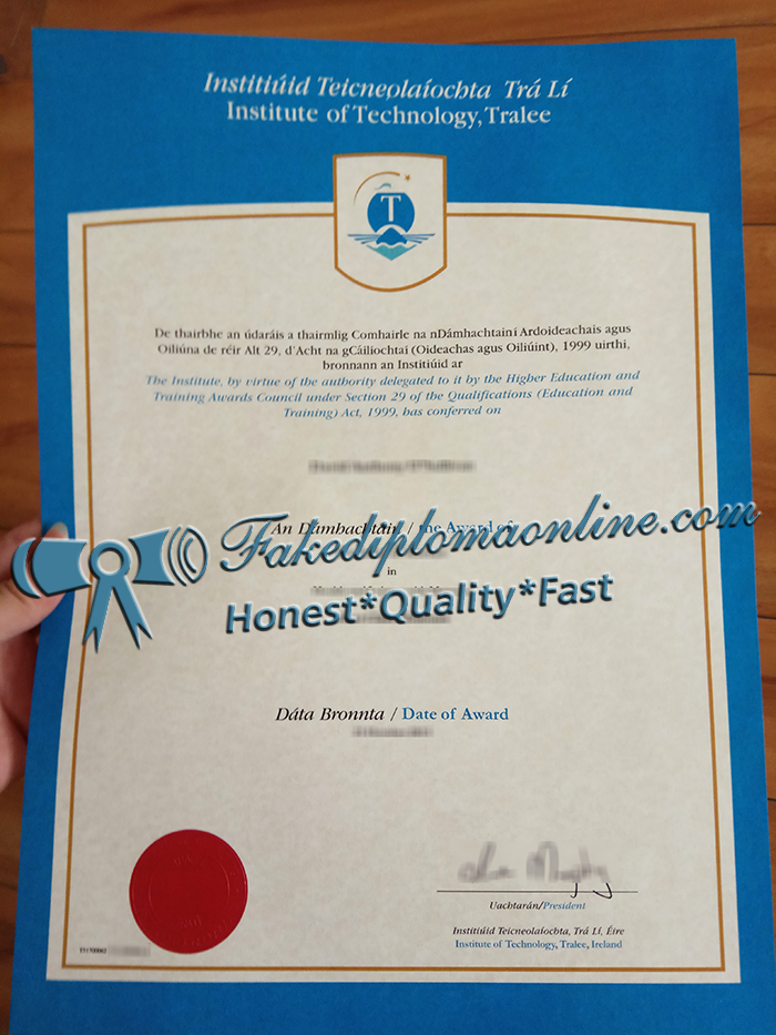 Institute of Technology Tralee diploma