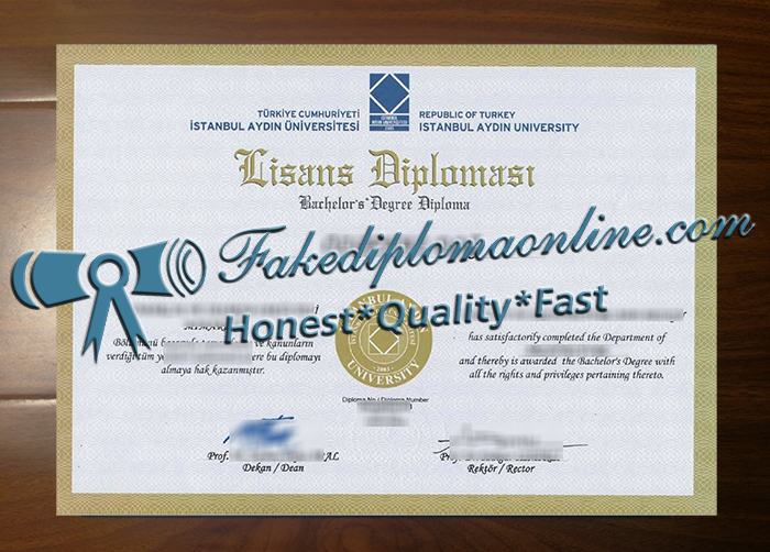 stanbul Aydın Üniversitesi degree