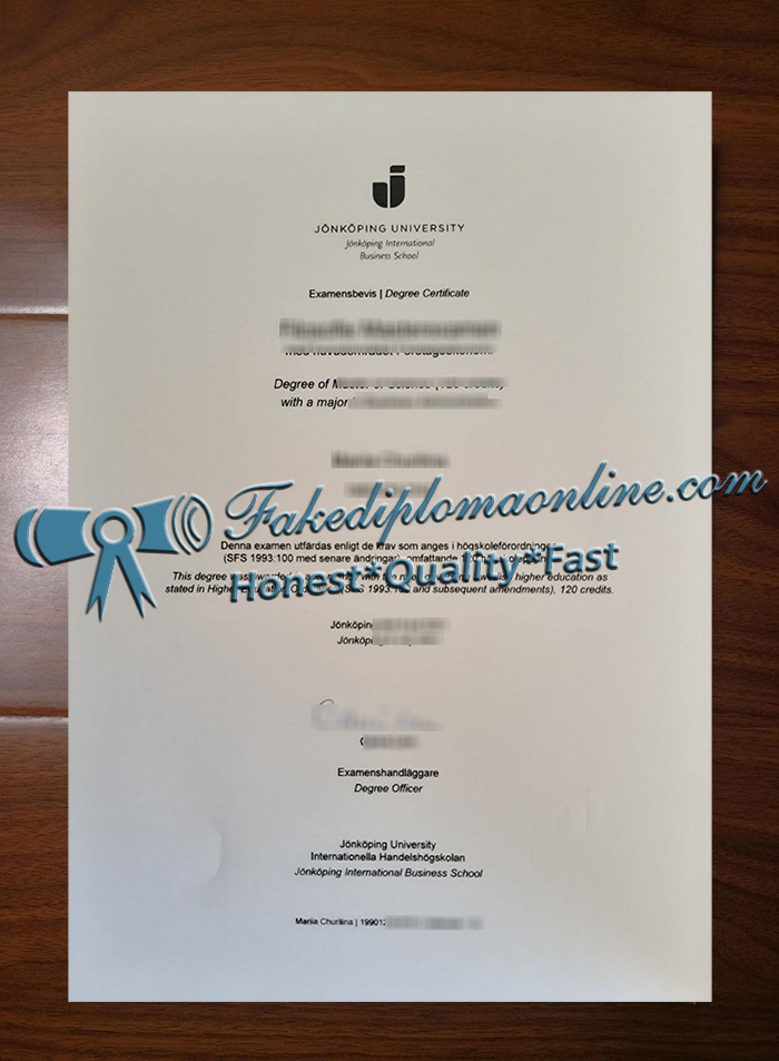 Jönköping University degree