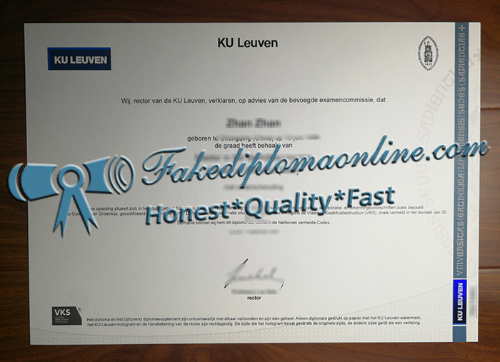 KU Leuven diploma