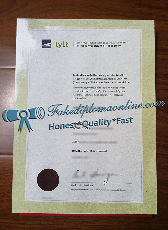 Letterkenny Institute of Technology diploma
