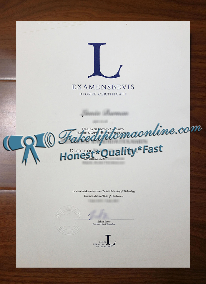 Luleå tekniska universitet degree