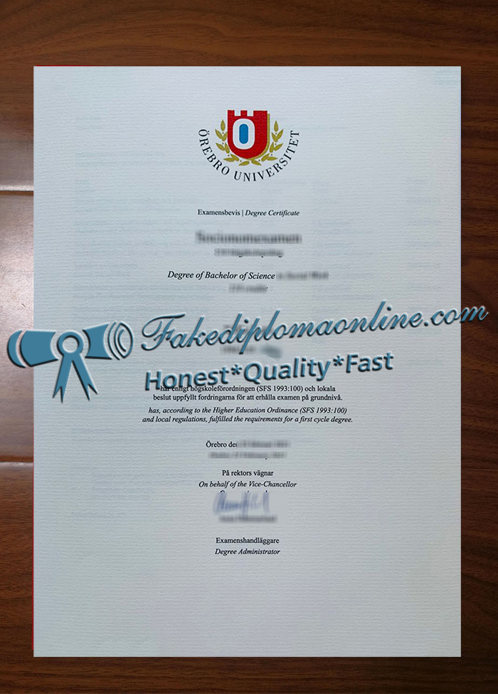 Örebro universitet degree