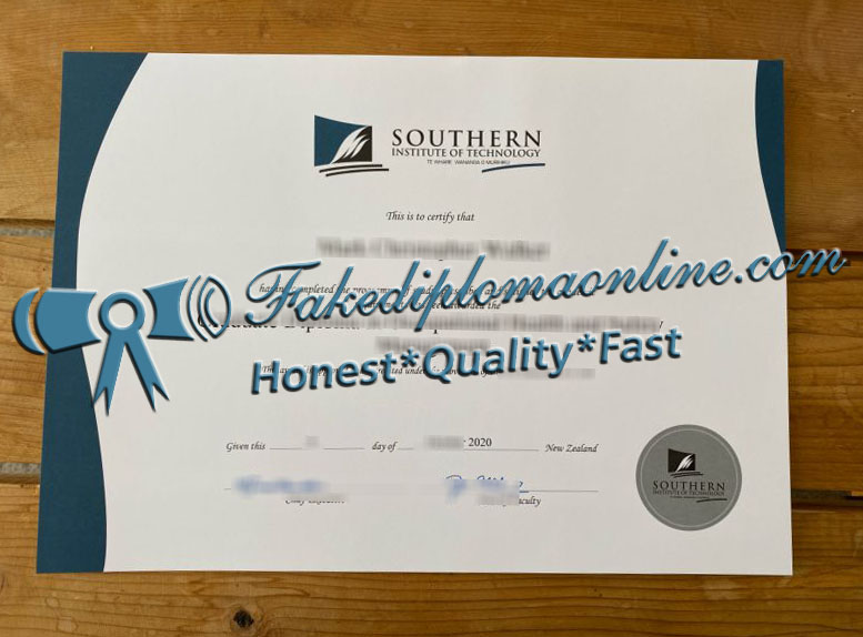 Southern Institute of Technology diploma