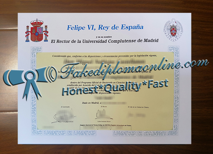 Universidad Complutense de Madrid degree