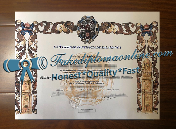 Universidad Pontificia de Salamanca diploma