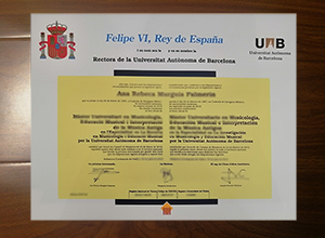 Universitat Autònoma de Barcelona diploma