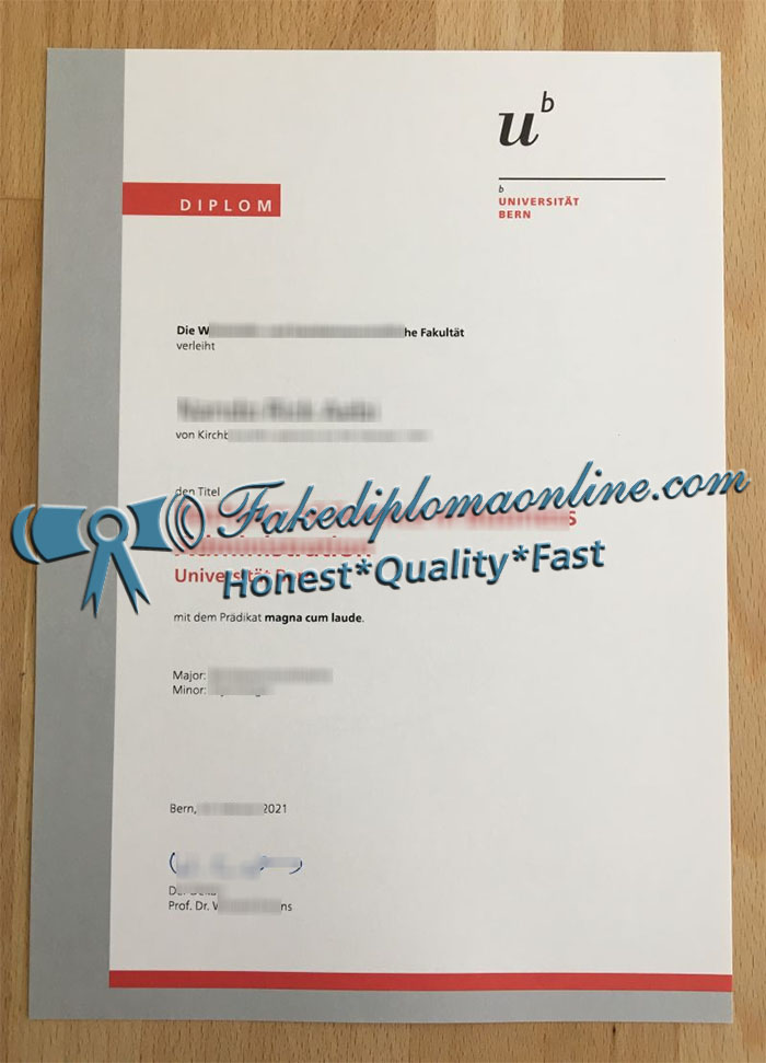 Universität Bern diploma