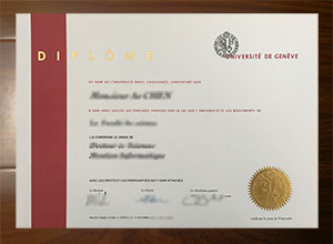 Université de Genève diplôme