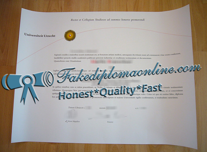 Universiteit Utrecht diploma