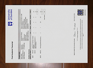 University of Dundee transcript