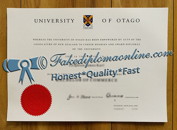 University of Otago diploma