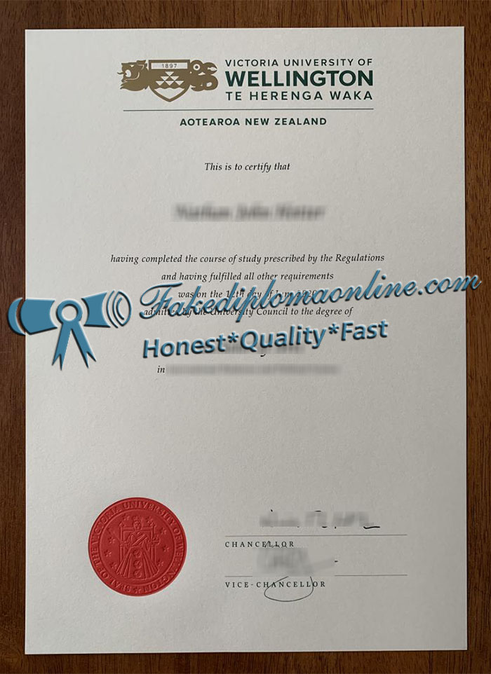 Victoria University of Wellington diploma