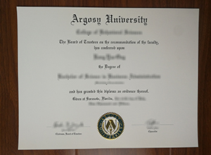 Argosy University diploma