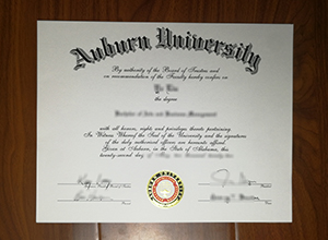 Auburn University diploma