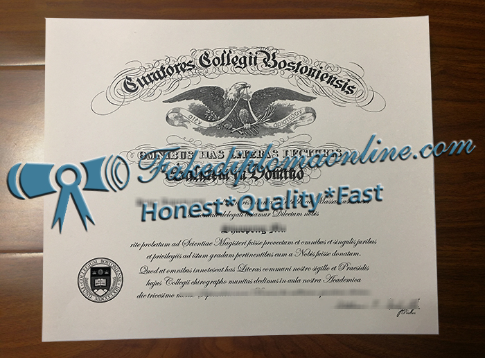 Boston College degree