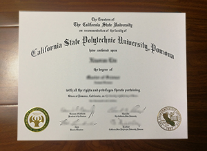 Cal Poly Pomona diploma