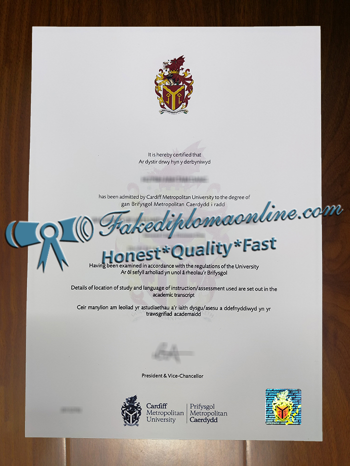 Cardiff Metropolitan University degree