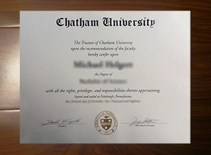 Chatham University diploma