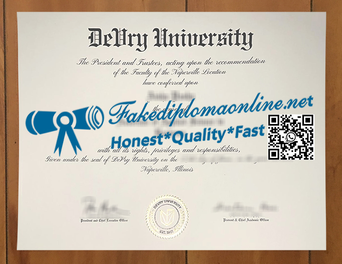 DeVry University degree