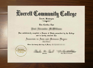 Everett Community College diploma