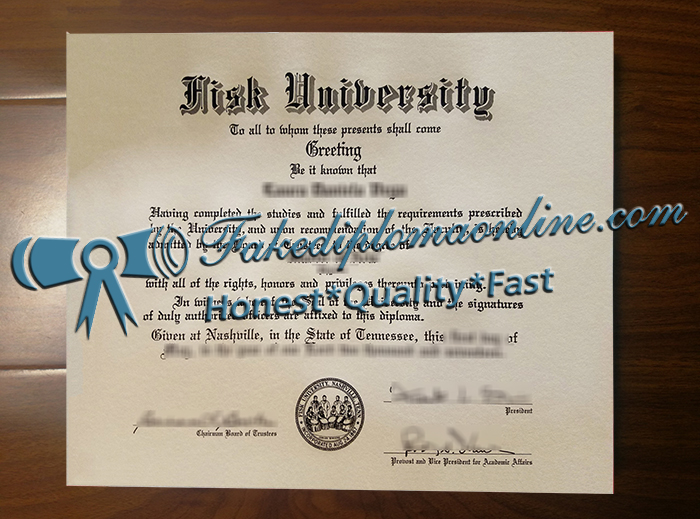 Fisk University diploma