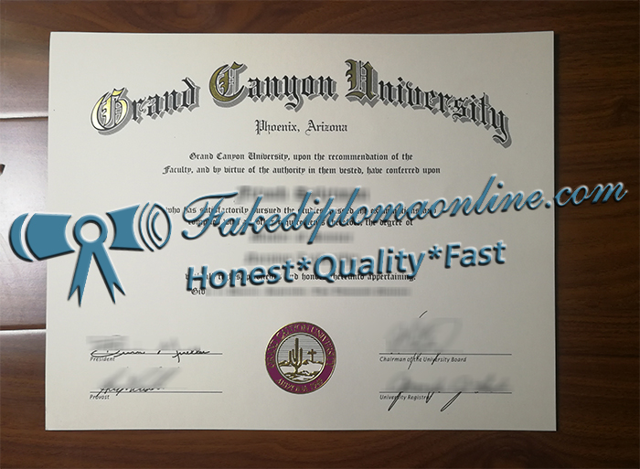 Grand Canyon University degree