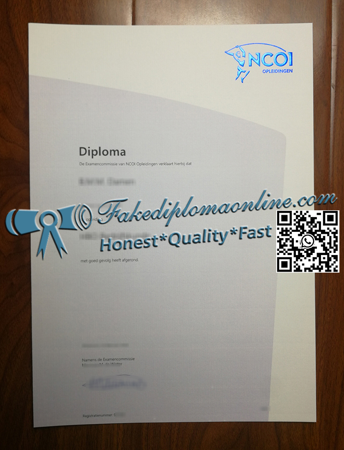 NCOI Opleidingen diploma