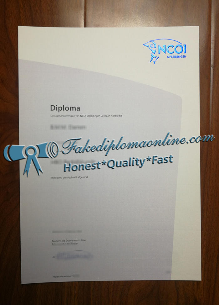NCOI Opleidingen diploma