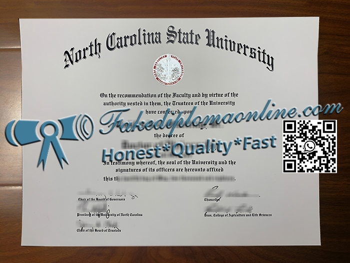 North Carolina State University degree