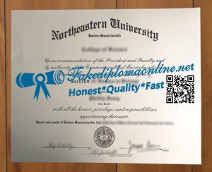 Northeastern University diploma