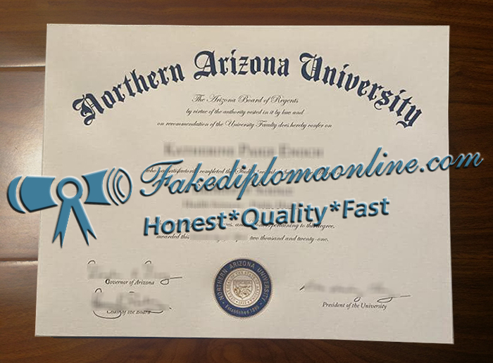 Northern Arizona University diploma