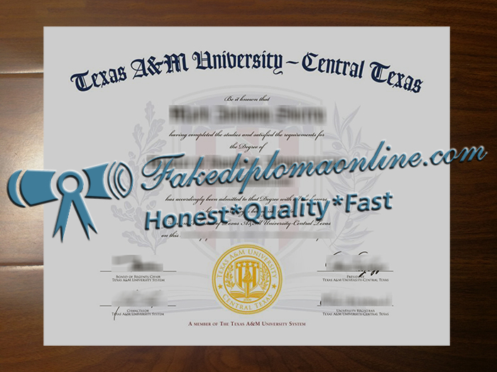Texas A&M University Central Texas degree