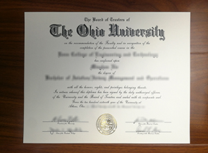 The Ohio University degree