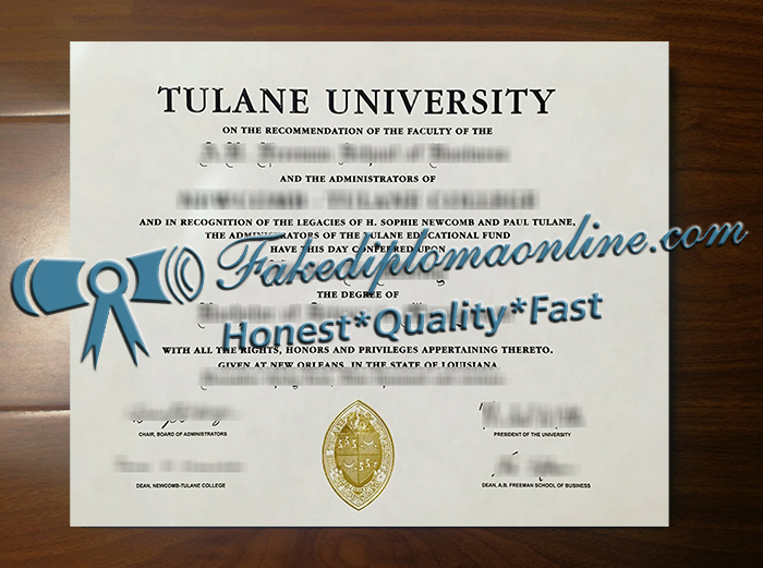 Tulane University degree