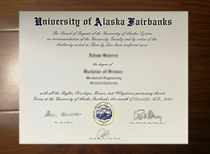 University of Alaska Fairbanks diploma