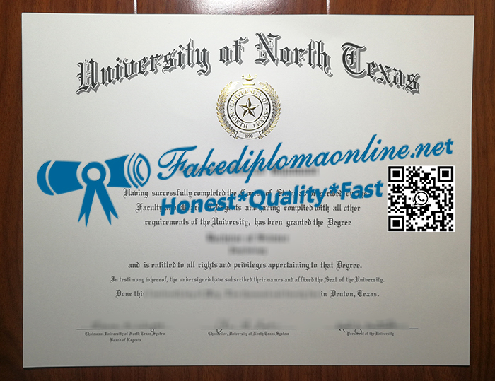 University of North Texas degree