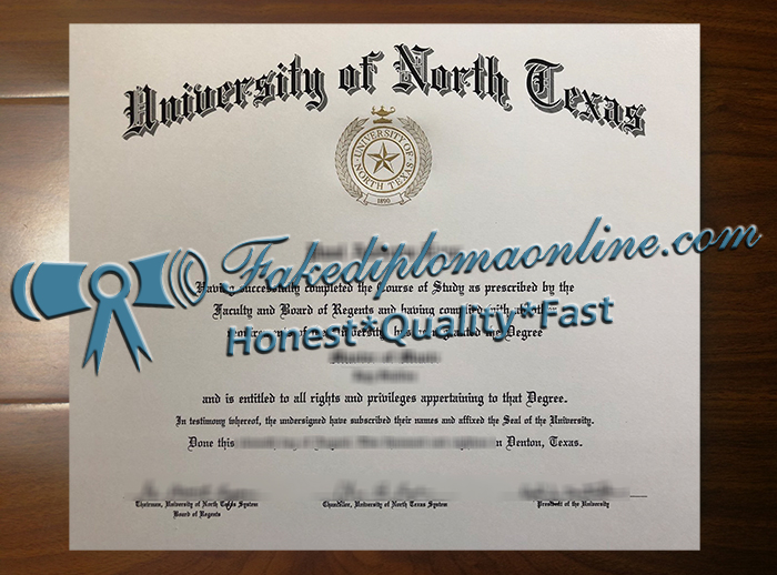 University of North Texas degree