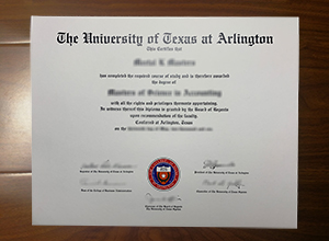 University of Texas at Arlington diploma