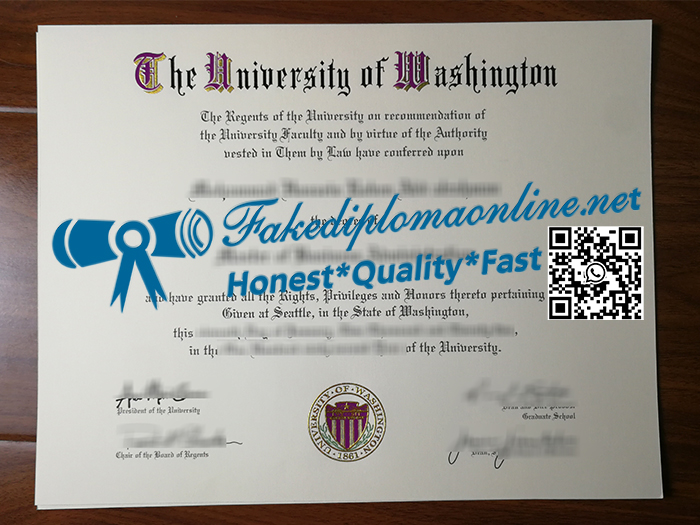 University of Washington diploma