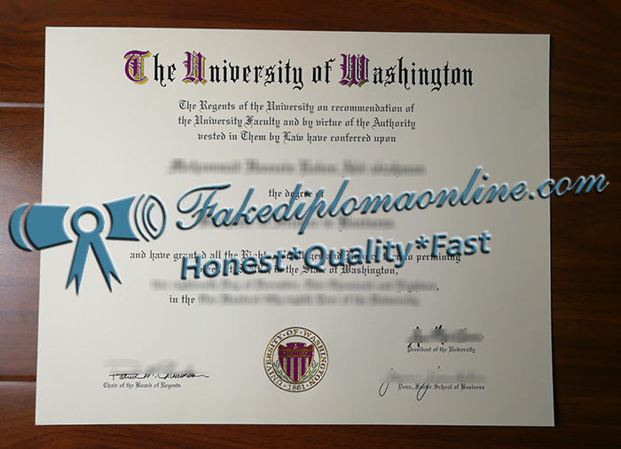 University of Washington diploma