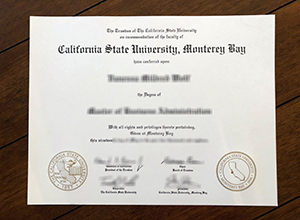 CSU Monterey Bay diploma